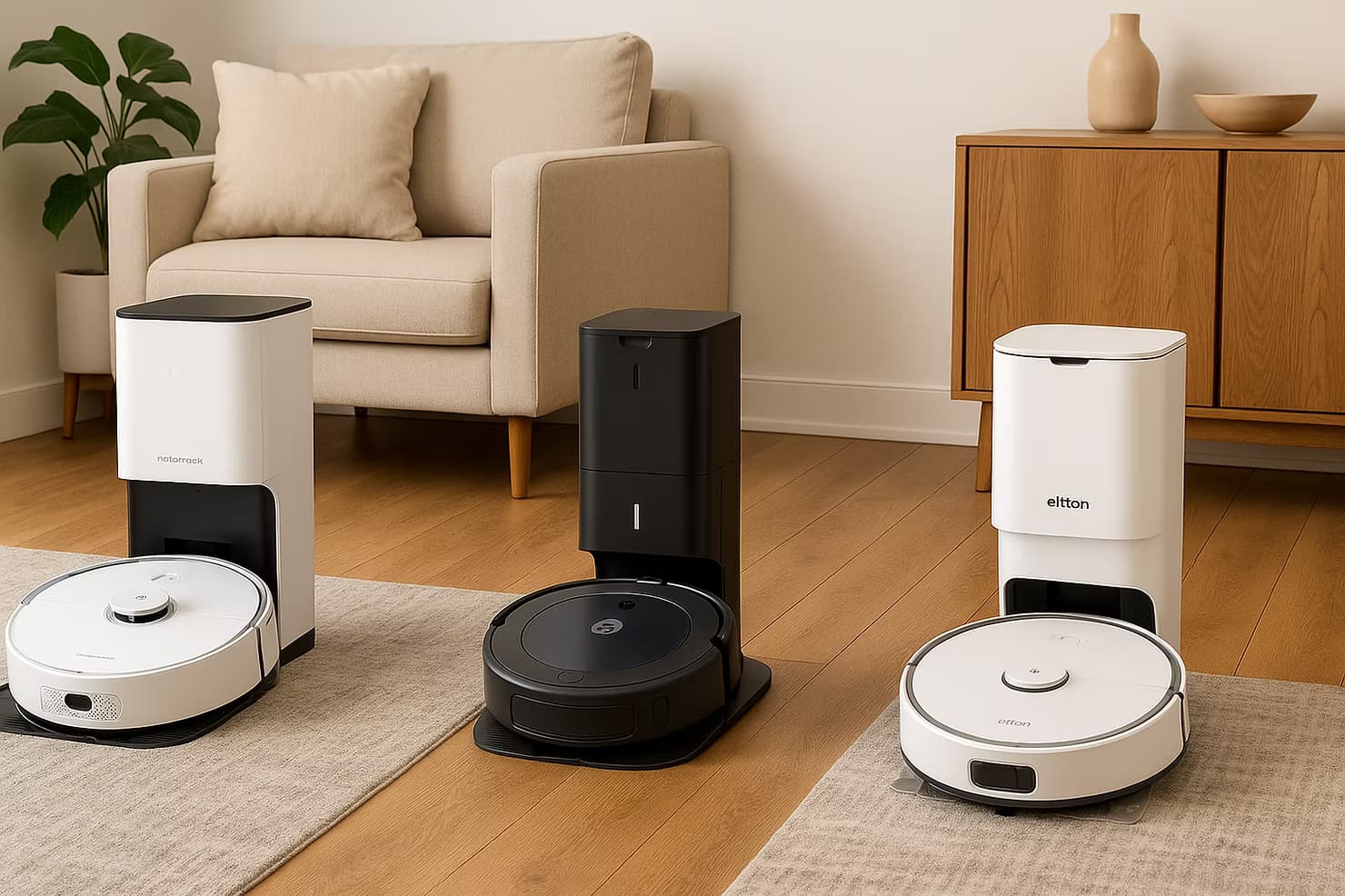 Smarter Robot Vacuums in 2025: Roborock S8+ vs Roomba j7+ vs Eitton T10 Compared
